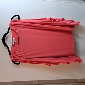 Jennifer Lopez coral pink shirt size small